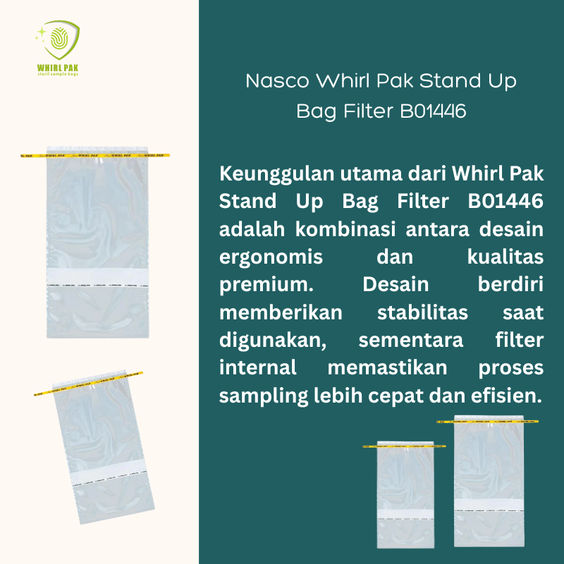 Nasco Whirl Pak Stand Up Bag Filter B01446